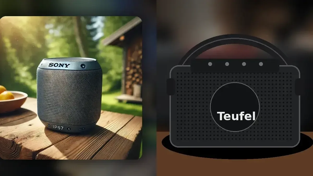 Bluetooth-Lautsprecher mit unterschiedlichen Funk- und Kabelanschlüssen