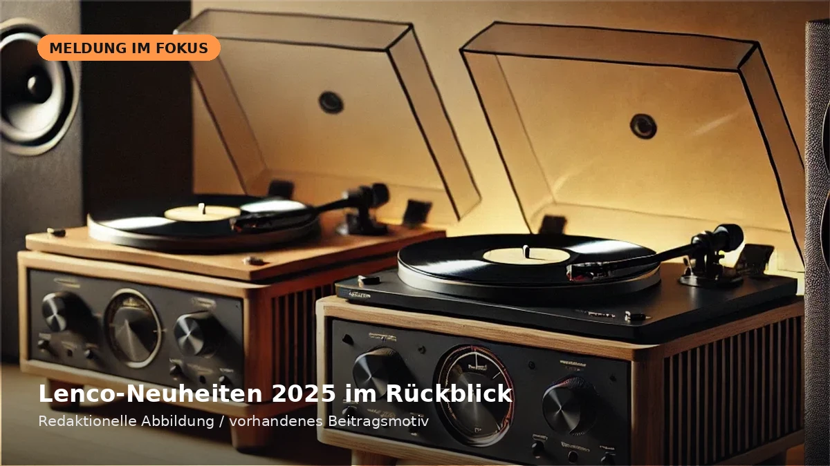 Visual zur Meldung „Lenco-Neuheiten 2025 im Rückblick: LBTA-165, LBT-215BK und LS-570OK“