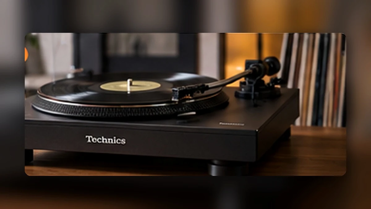 Redaktionelle Produktvisualisierung des Technics SL-40CBT