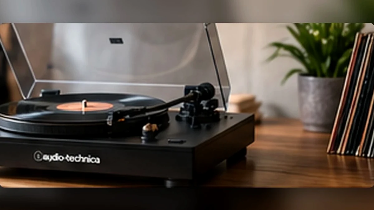 Audio-Technica AT-LP70XBT in einer Vinyl-Hörumgebung