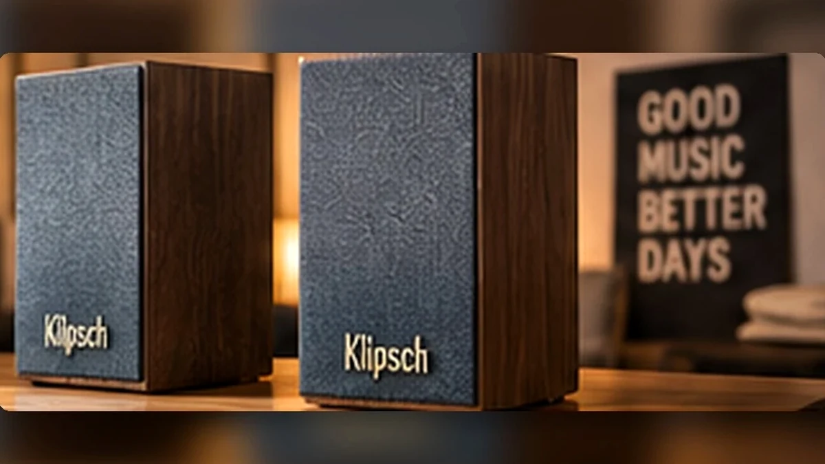Klipsch The Fives II Aktivlautsprecher in einem Wohnraum
